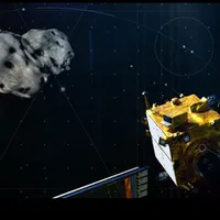 O navă spațială NASA a lovit intenționat un asteroid pentru a-i devia datoria traiectoria - FOTO: Facebook/NASA
