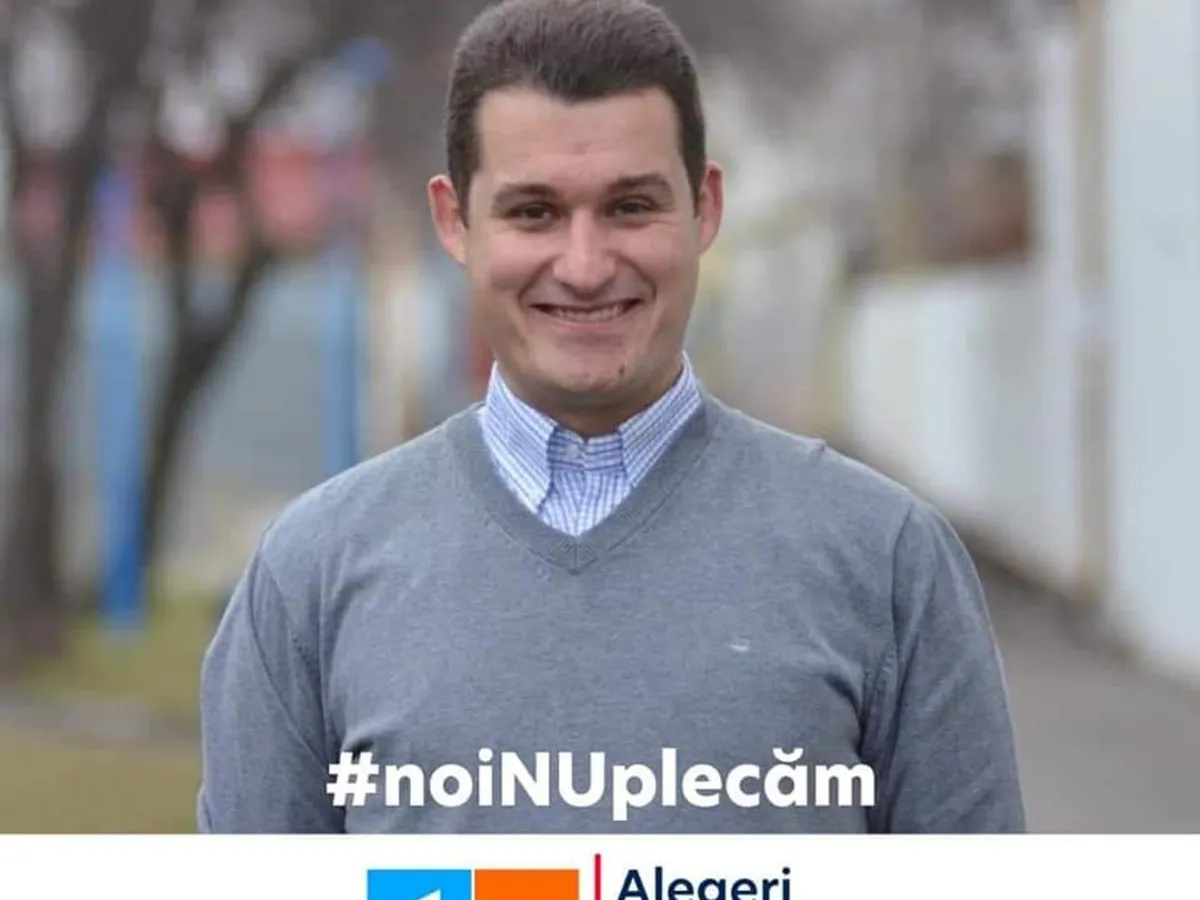 Afișul lui Dragoș Tohănean de când era în USR