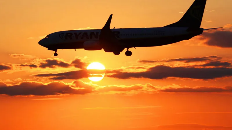 Avion Ryanair. FOTO: Facebook