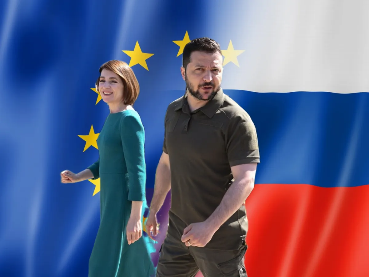 Maia Sandu și Volodimir Zelenski - Foto: Profimedia images