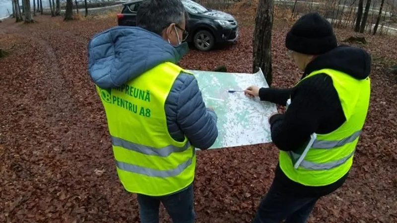 Autostrada A8 ar putea muri în fașă: studiile tehnice pe tronsonul montan se fac cu doar un utilaj/FOTO: ziaruldeiasi.ro