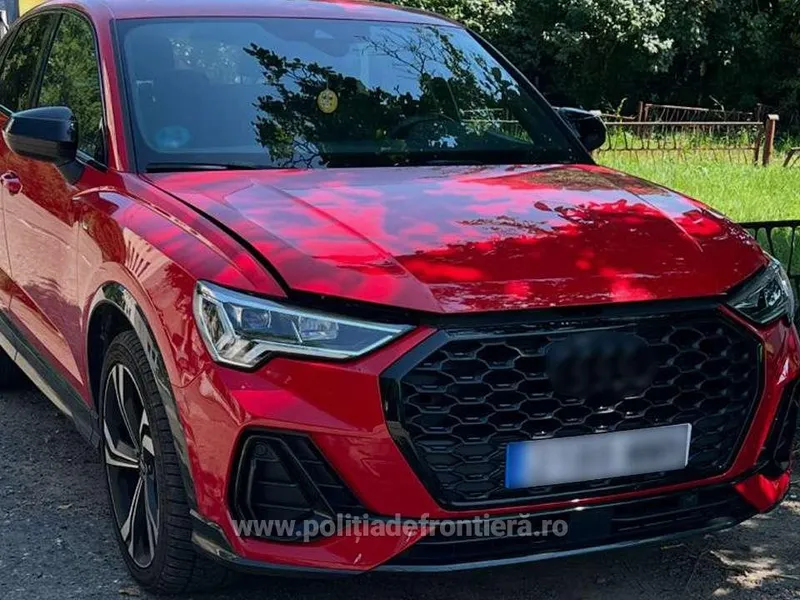 Un bolid furat din Spania, găst în România - Foto: Poliția de Frontieră