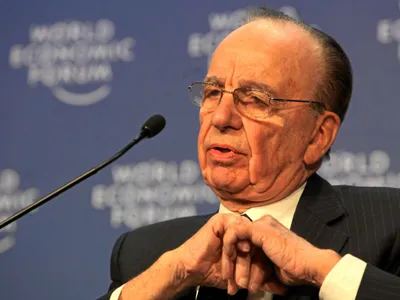 Rupert Murdoch, deţinătorul Fox News, la Forumul Mondial de la Davos - Foto: Flickr