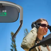 Tehnologie ca în filmele SF, pentru motocicliști și șoferi: ochelari cu head-up display - Foto: BMW/newatlas.com