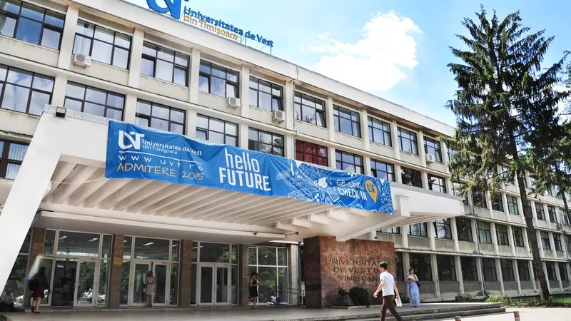 Centru de vaccinare pentru studenți în campusul Universității de Vest din Timișoara / uvt.ro