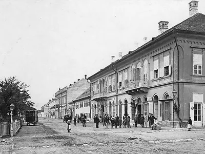 Vechiul oraș Orșova, la 1895 - Foto: arhiva