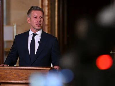 Peter Magyar, prim-ministrul maghiar în funcţie - Foto: Profimedia Images