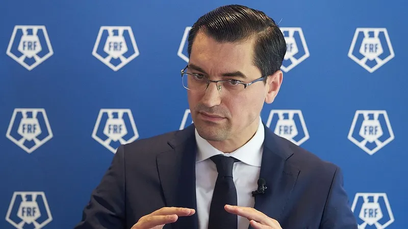 Răzvan Burleanu, preşedintele FRF - Foto: Profimedia Images