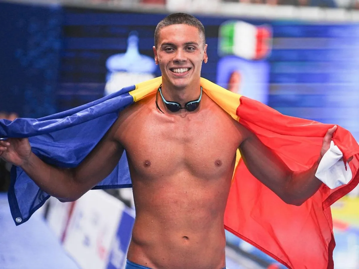 Campionul român de Nataţie David Popovici  - Foto: Profimedia Images