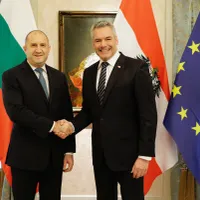 Președintele bulgar Rumen Radev și cancelarul Austriei -Foto: Twitter