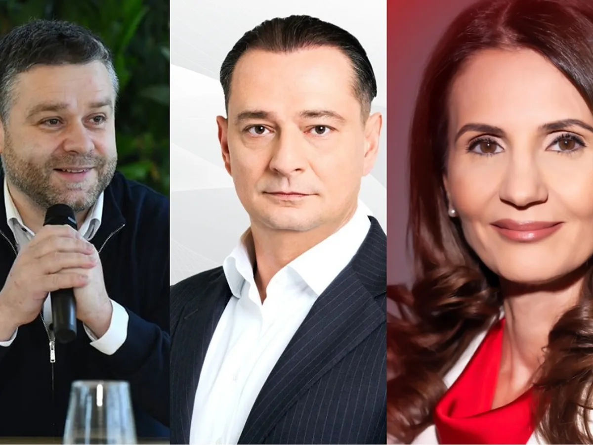 Ciprian Ciucu, Daniel Băluță, Anca Alexandrescu - Foto: colaj Facebook