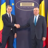 Premierul Belgiei, în vizită la Palatul Victoria. Nicolae Ciucă l-a primit la un mic dejun de lucru/FOTO: Facebook/NicolaeCiuca