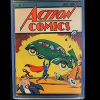 Revista Action Comics în care a apărut prima dată Superman, vândută pentru o sumă record. / Foto: news.ro