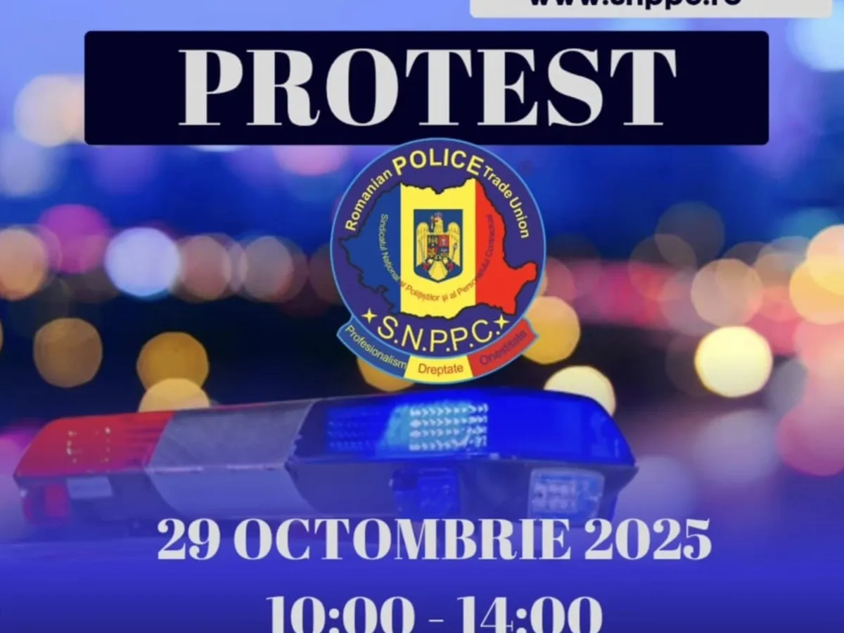 Protestul polițiștilot legat de pensii - Foto: Sindicatul poliției