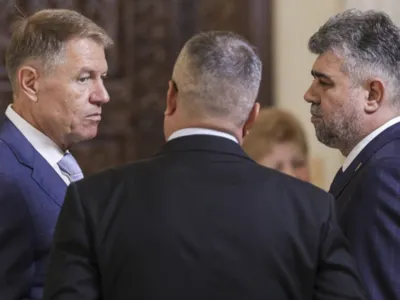 Iohannis, Ciucă și Ciolacu - Foto: INQUAM Photos/ Octav Ganea