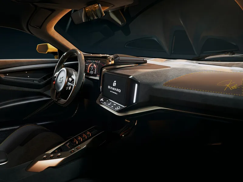 Interzis, iubitorilor de mașini electrice! Supercar cu motor V12 pe benzină de 2.128 de cai, manuală - Foto: Giamaro Automobili