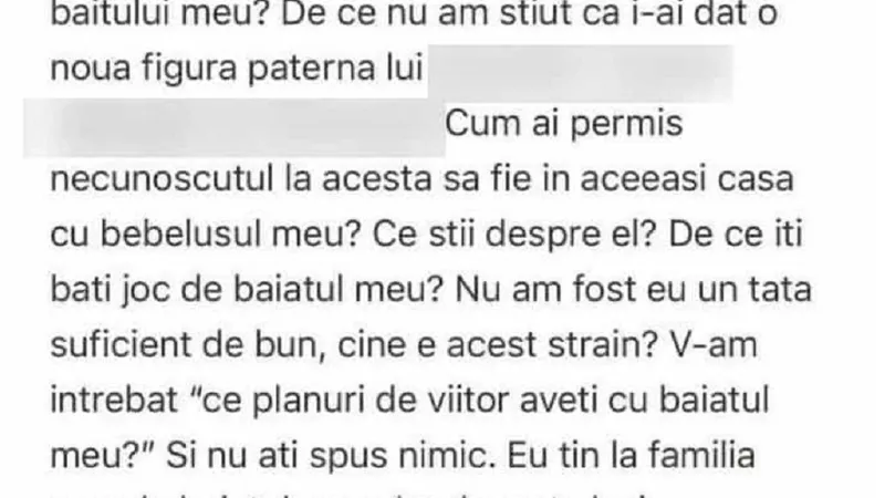 Mesaj al tatălui copilului ucis
