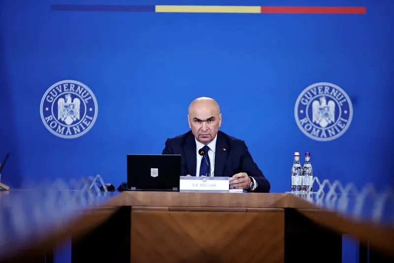 Ilie Bolojan, în ședință de guvern - Foto: gov.ro