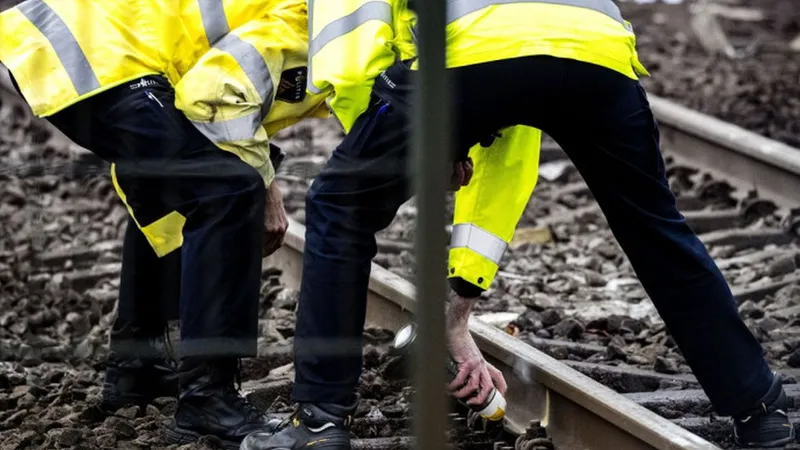 I-au fost amputate picioarele. O femeie a fost lovită de tren, la Azuga, şi este în stare gravă - Foto: PTF, Digi24