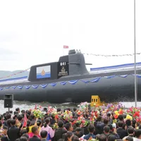 Coreea de Nord și-a lansat cel mai „nou” submarin nuclear tactic de atac - Foto: Twitter/Lokman Karadag