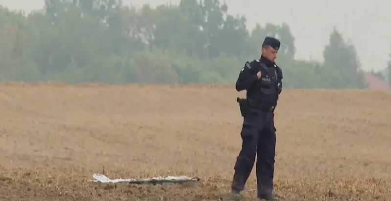 Atacurile rusești cu drone asupra Poloniei, premeditate. Dronele lui Putin aveau SIM-uri poloneze FOTO Captura tvpworld.com