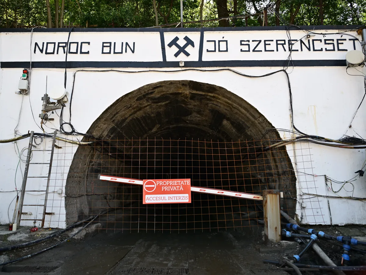 Primăria Praid lansează un apel oficial pentru donații, după dezastrul care a afectat salina - FOTO: Inquam Photos / Alex Nicodim