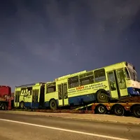 Un troleibuz românesc Rocar 217E, pensionat după 26 de ani, a fost salvat și dus la muzeu - Foto: Facebook/Inițiativa pentru Muzeul Transportului Bucureștean
