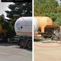 GPL-ul de la Crevedia, mutat între cisterne ziua, - Foto: Facebook/ Vasile Vasi