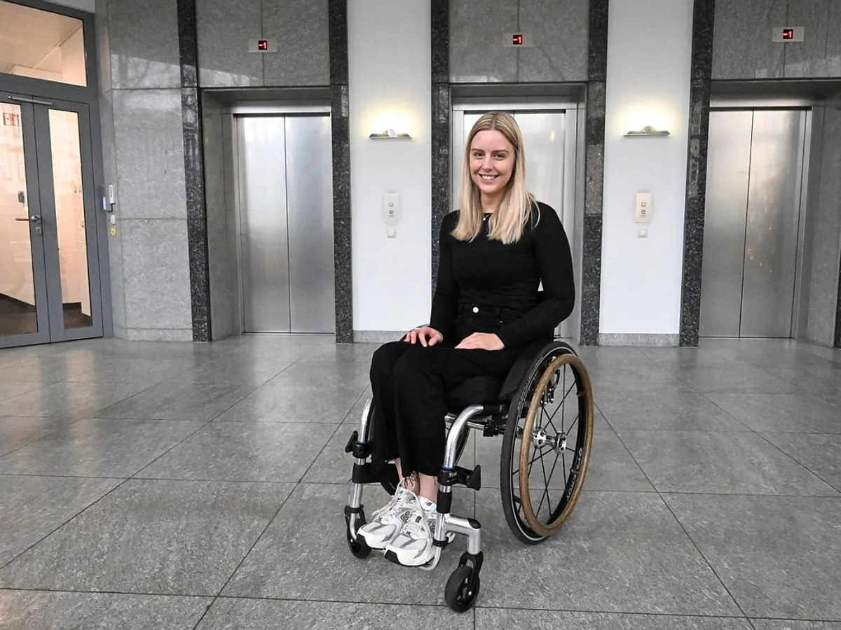 Michaela Benthaus, paraplegică, inginer de Mecatronică Aerospaţială, primul pasager paraplegic în spaţiu - Foto: Profimedia Images