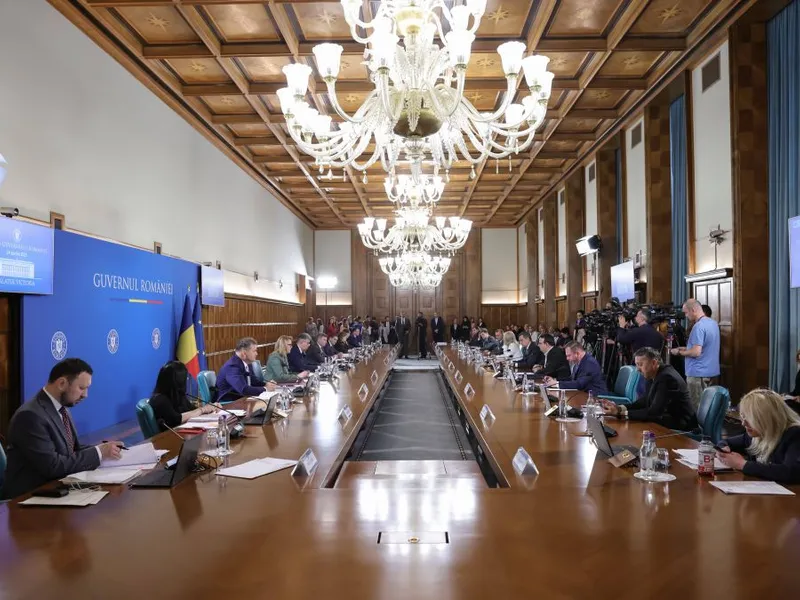 Şedinţă de Guvern la Palatul Victoria - Foto: INQUAM PHOTOS/Sabin Cirstoveanu