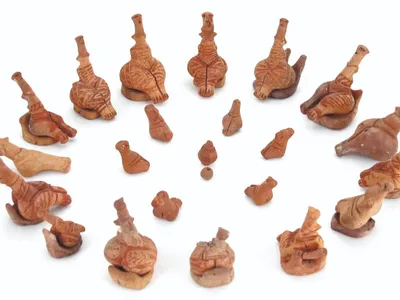 „Soborul zeițelor”, 36 de artefacte aparținând culturii Cucuteni - Foto: Complexul Muzeal Național Neamț