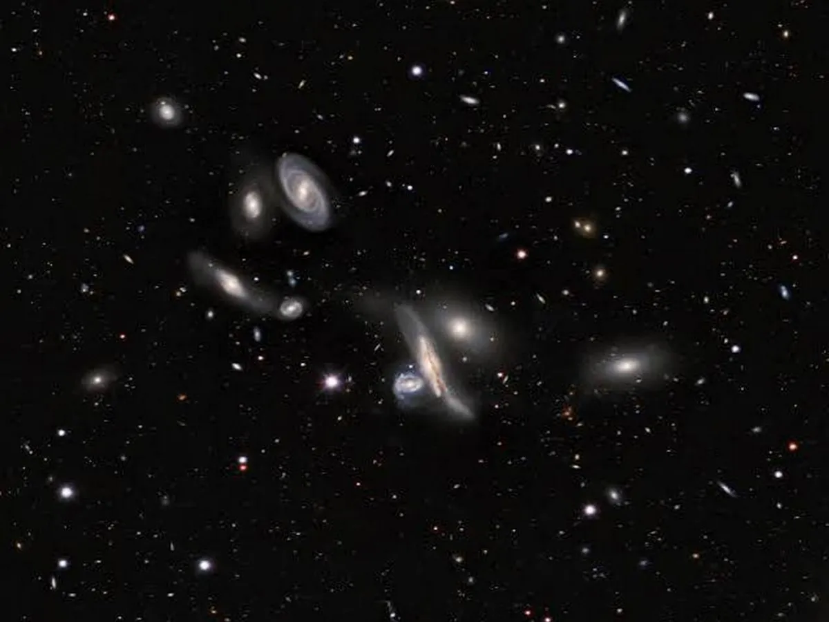 A fost realizată cea mai mare hartă 2D a Universului - Foto: DESI Legacy Imaging Surveys