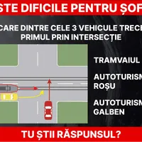 Întrebări-capcană pentru șoferi: Care dintre cele trei vehicule trece primul prin intersecție? - Foto: Newsweek