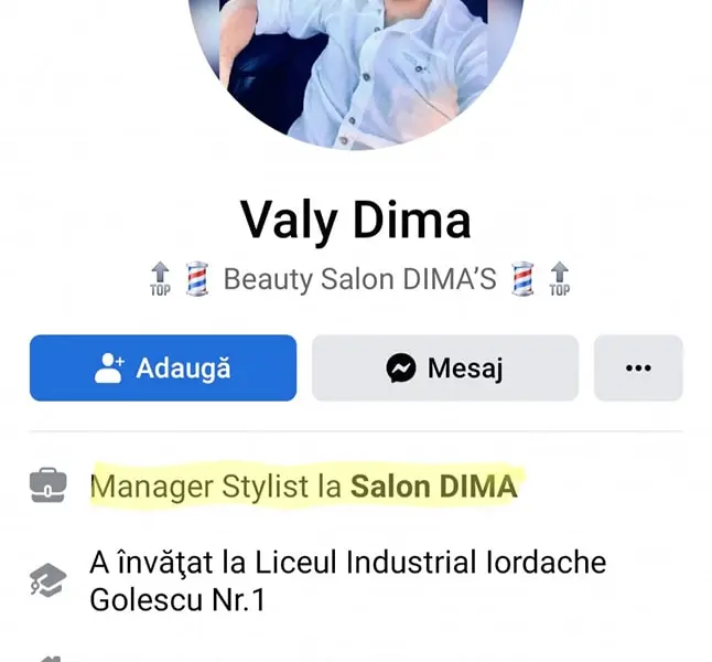 Un meesaj fals despre COVID, distribuit de un frizer, a devenit viral pe Fb, 40.000 de distribuiri