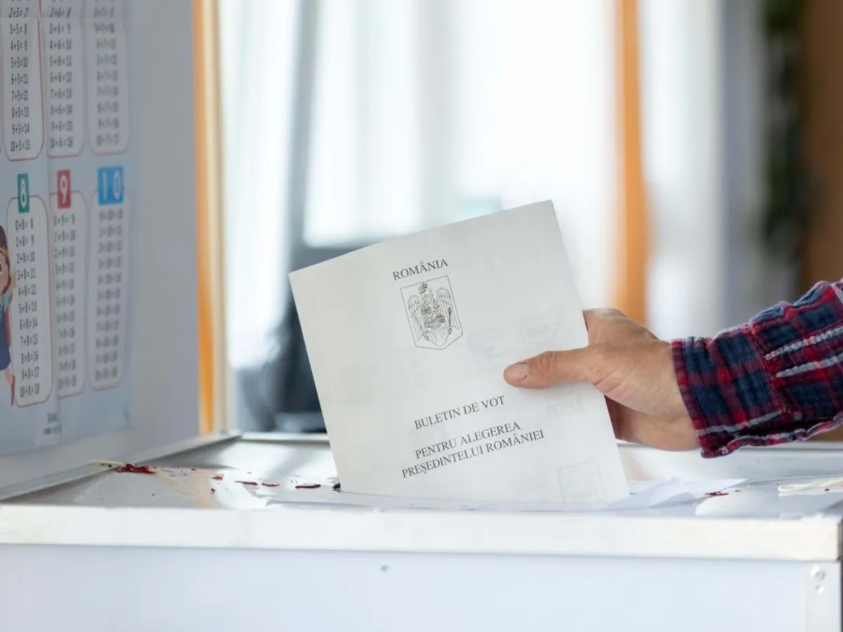 Votare în Ipoteşti, judeţul Suceava - Foto: INQUAM PHOTOS/Casian Mitu
