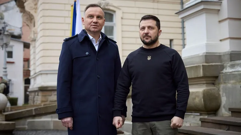 Andrzej Duda și Volodimir Zelenski - Foto: Profimedia Images