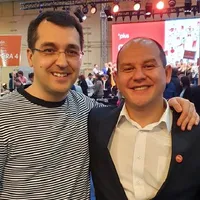 Vlad Voiculescu și Horia Tomescu, doi lideri ai USR care se ocupă de situația spitalelor din București/ FOTO: Facebook