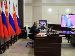 Putin și Xi au pozat în „front unit” online pe fondul tensiunilor în creștere cu SUA/foto: tass