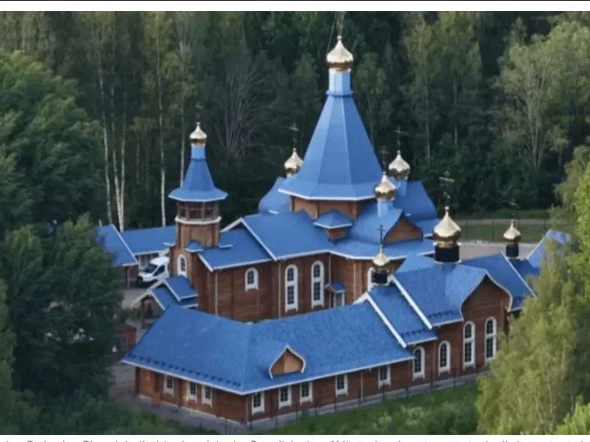 Biserica Ortodoxă Rusă în orașul suedez Västerås, aproape de un aeroport strategic - Foto: telegraph.co.uk