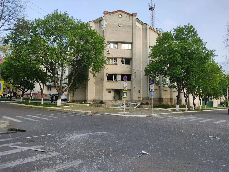 Sediul Serviciului Federal de Securitate (FSB) rus din Transnistria/FOTO: gur.gov.ua