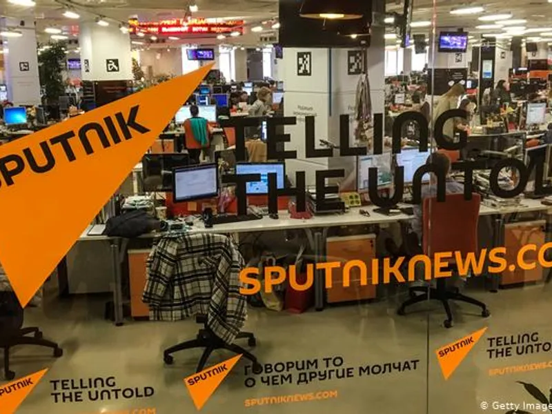 Publicațiile Sputnik, controlate de Rusia, distorsionează realitatea