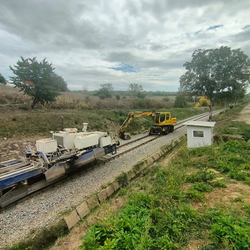La 2 ani de la furtuna Boris, trenul circulă iar între Galați și Târgu Bujor - Foto: Facebook / CFR Infrastructură Galați