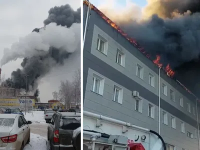 VIDEO Explozie devastatoare la o termocentrală din Rusia. 500 de persoane se aflau în clădire - FOTO: Twitter/@igorsushko