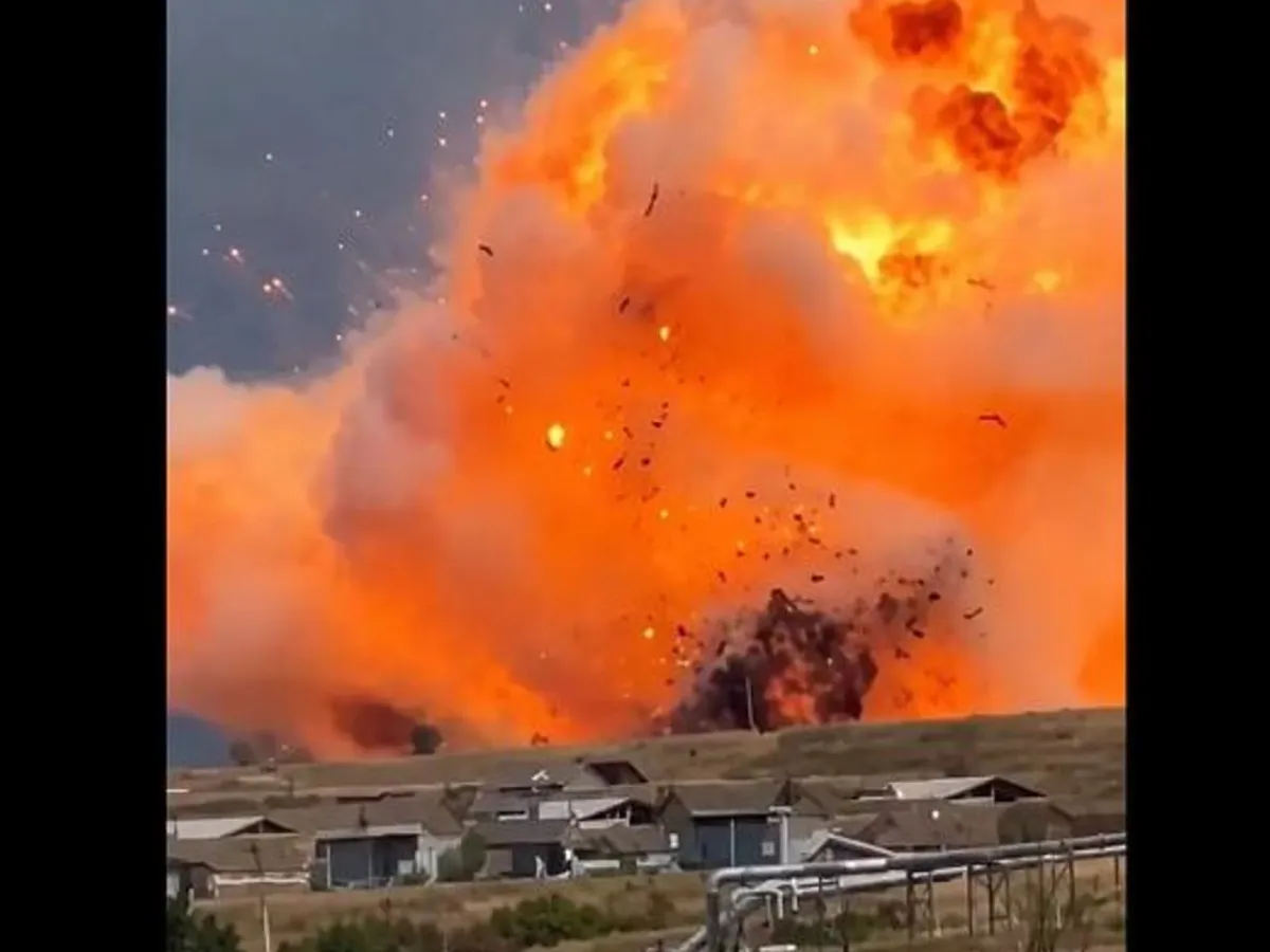 Explozie la fabrica de muniție KNDS din Italia. Grupul furnizează Ucrainei obuze de artilerie 155 mm - Foto: captură video Facebook