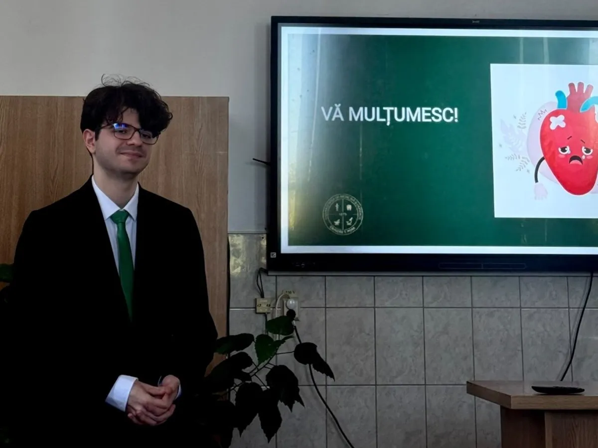 Secretul notelor de 10 pentru șeful de promoție de la Facultatea de Medicină. De ce a ales să se facă doctor?