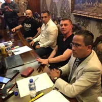Jalbele interlopului Rechinu la președintele Mexicului au avut efect. A fost primit de șefa Securității Foto: quintafuerza.mx