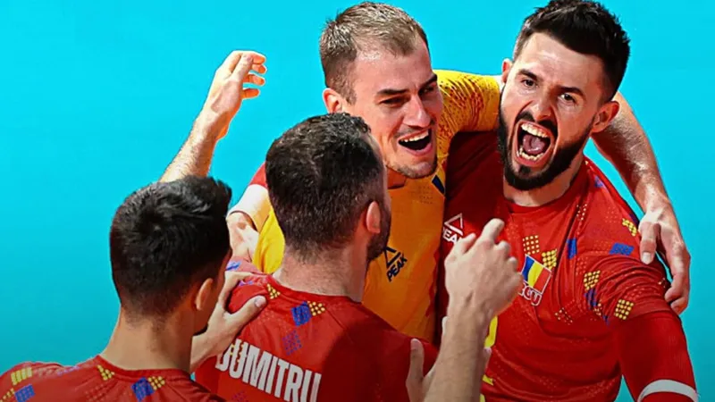 România s-a calificat în sferturile de finală ale Campionatului European de volei masculin / Foto: Facebook @frvolei