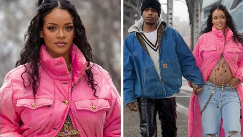 Rihanna, cea mai bogată cântăreață din lume, va deveni mamă la 33 de ani. Tatăl este A$AP Rocky. / Foto: news.com.au