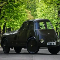 Automobilul Persu, prima mașină aerodinamică cu roți integrate din lume - Foto: Dragoș Savu/RacingWheels