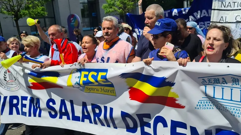 Pprofesorii suspendă greva Foto: FSLI